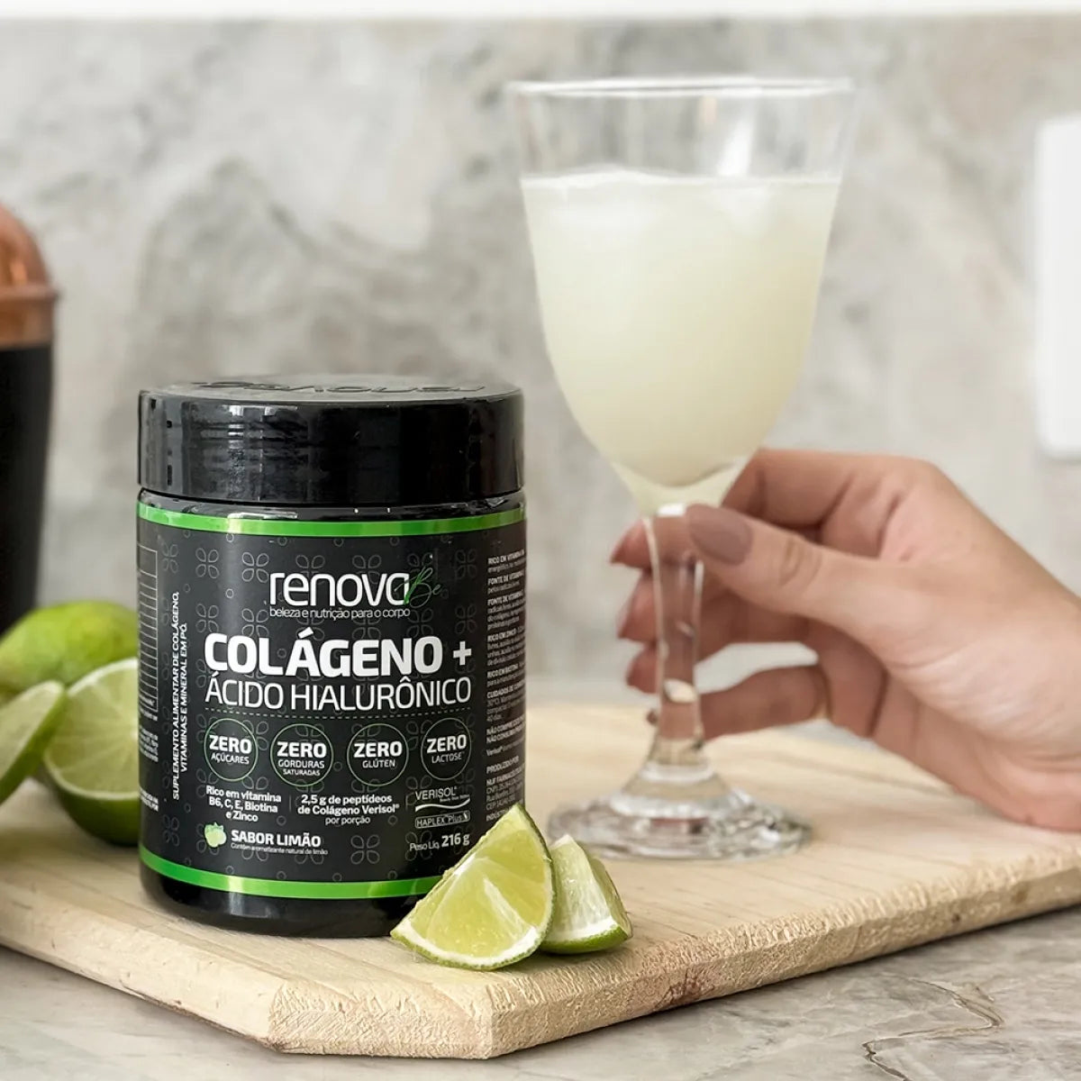 Colágeno Verisol® com Ácido Hialurônico + 1 Hid. Labial