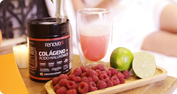 6 Colágeno Verisol® com Ácido Hialurônico + 1 Hid. Labial + Crema Retinol + Sérum Facial