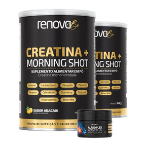 2 Creatina Morning Shot + 1 Balm de Dores