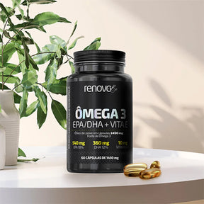 2 Ômega 3 EPA/DHA com Vitamina E + 1 Creme Retinol