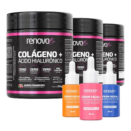 Kit Pele Jovem, Hidratada e Renovada