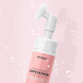 Espuma Suave de Limpeza Facial Para Todos os Tipos de Pele