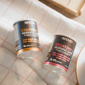 1 Creatina Morning Shot + 1 Balm de Dores